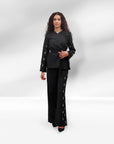 'Rafah' Long sleeved shirt in the color 'Black'