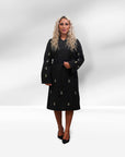 'Rafah' Dress - Midi length in the color 'Black'