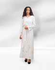 Rafah' Dress - Maxi length in the color 'White'