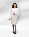 'Rafah' Dress - Midi length in the color 'white'
