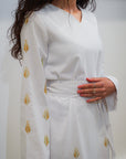 Rafah' Dress - Maxi length in the color 'White'