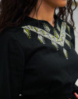 'Taybe' Long sleeved shirt in the color 'black'